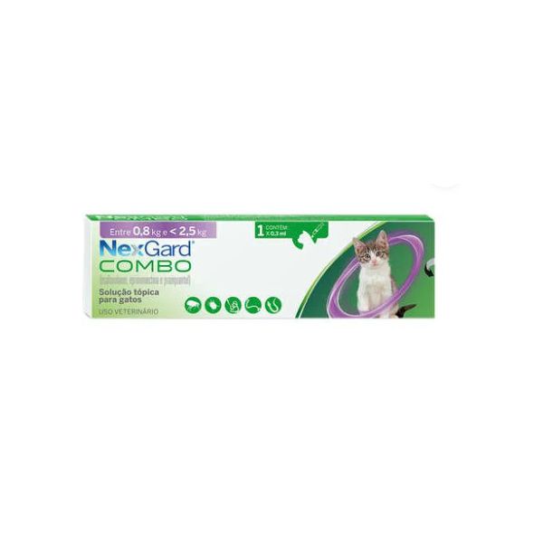 NEXGARD COMBO GATO CAT 0,3ML ( 0,8-2,5 KG)
