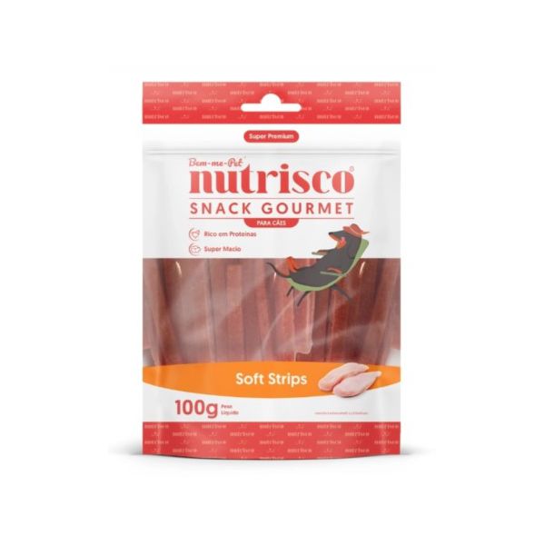 BIFINHO CAO SNACKS NUTRISCO 100 GR SOFT STRIPS