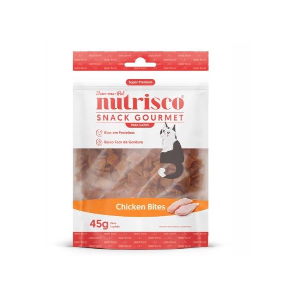 BIFINHO GATO SNACK NUTRISCO FRANGO 45G GOURMET