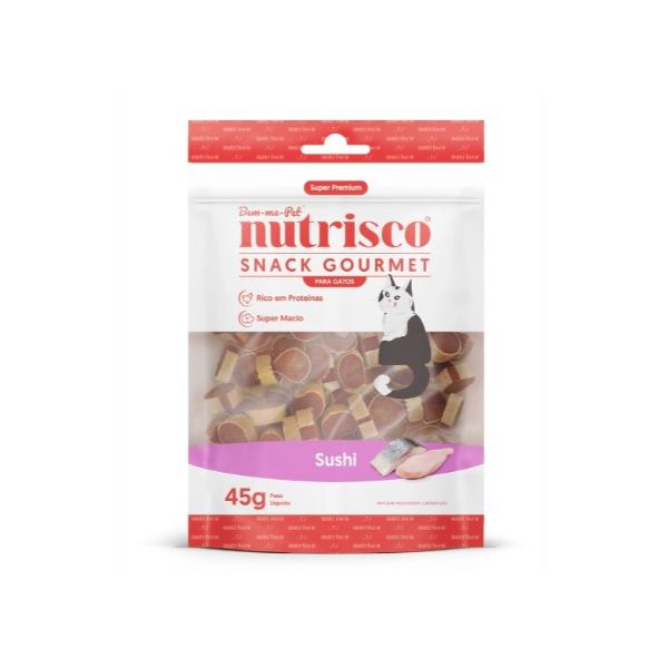 BIFINHO GATO SNACK NUTRISCO SUSHI 45G GOURMET