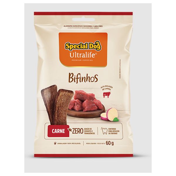 BIFINHO CAO ULTRALIFE SPECIAL DOG CARNE 60G