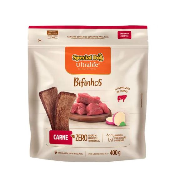 BIFINHO CAO ULTRALIFE SPECIAL DOG CARNE 400G