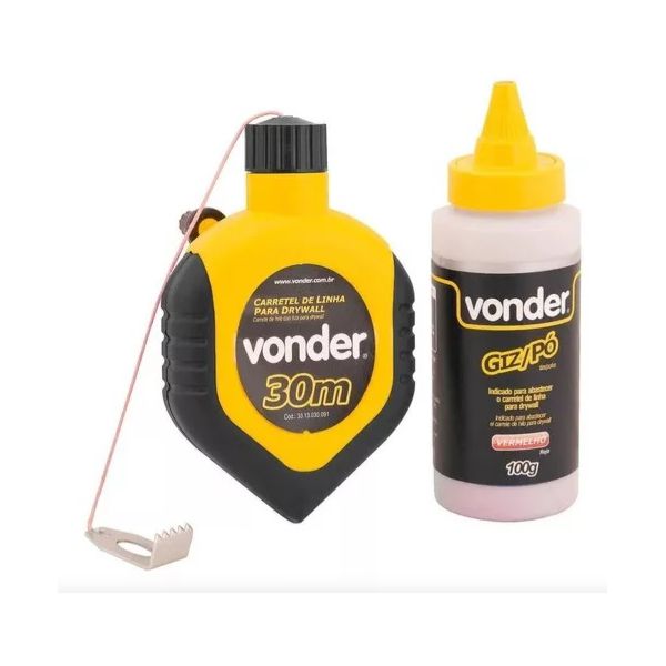 GIZ DE LINHA C/REFIL VONDER VERMELHA