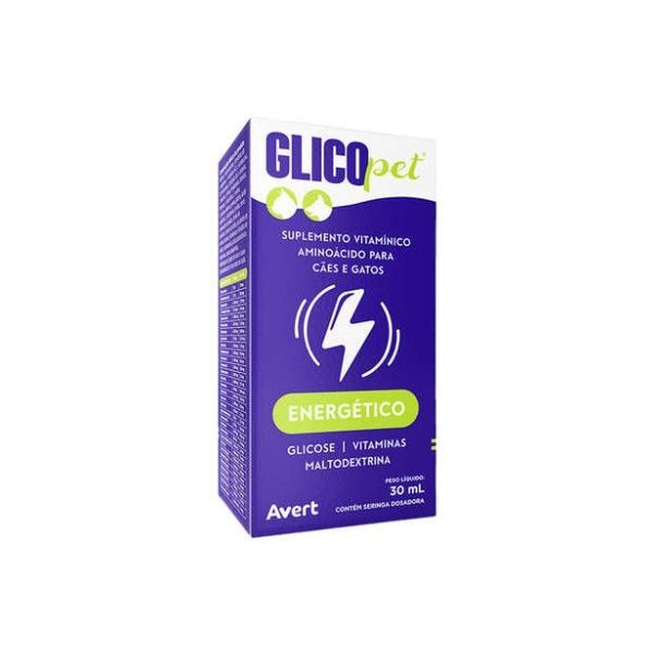 GLICOPET 30 ML ENERGETICO CAO E GATO