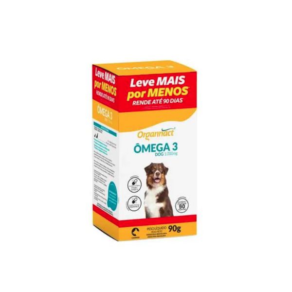 OMEGA 3 DOG 1000 90 CAPS ORGANNACT PROMOCIONAL