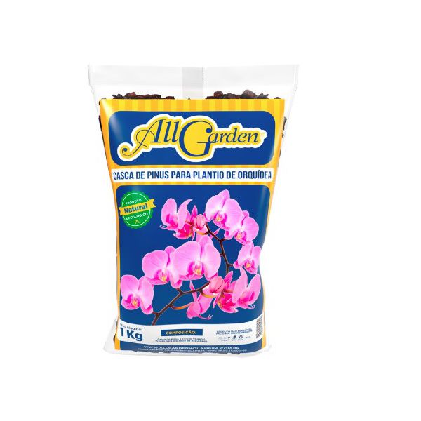 CASCA PINUS PARA ORQUIDEA 1KG