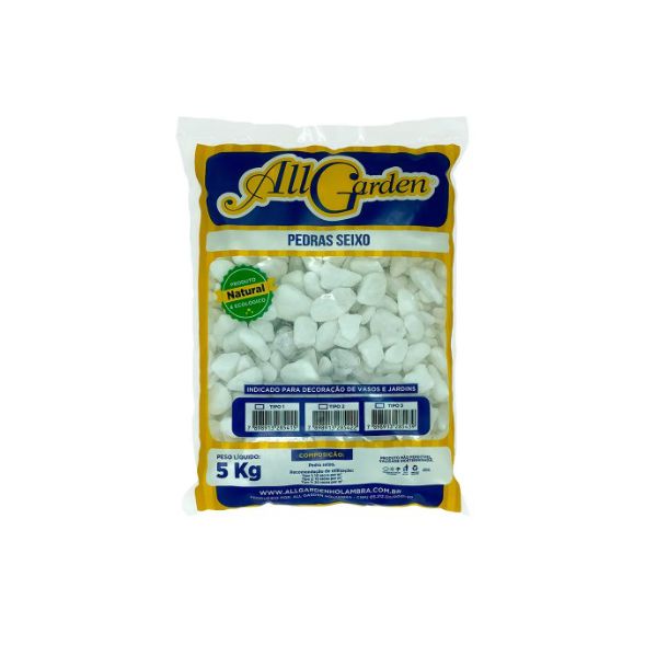 PEDRA SEIXOS 5KG TIPO 2