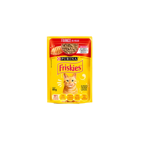 CARNE GATO FRISKIES FRANGO 85 G 