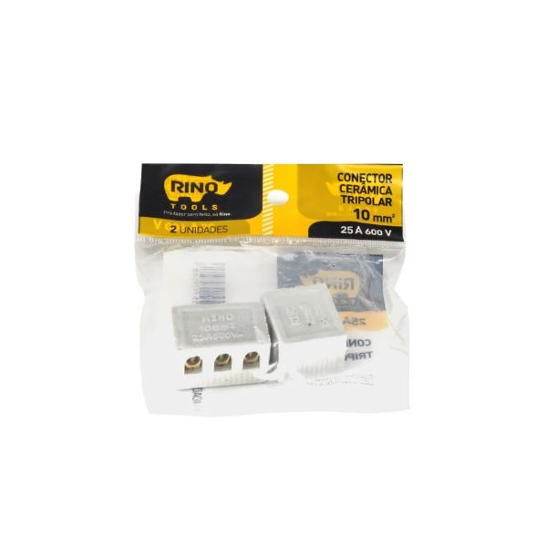 CONECTOR PORCELANA 10MM TRIP RINO CART C/2