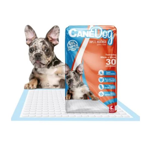 TAPETE CAO HIGIENICO CANEDOG C/30 80 X 60