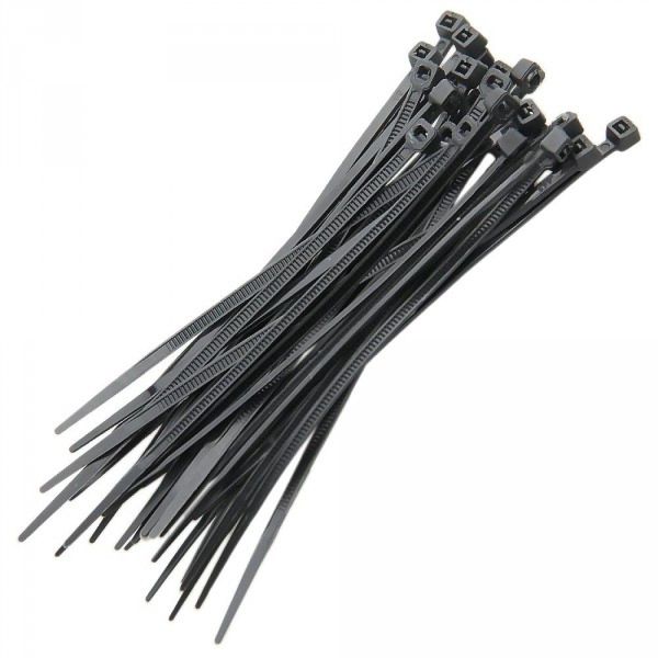 ABRACADEIRA NYLON 200MM PRETA 