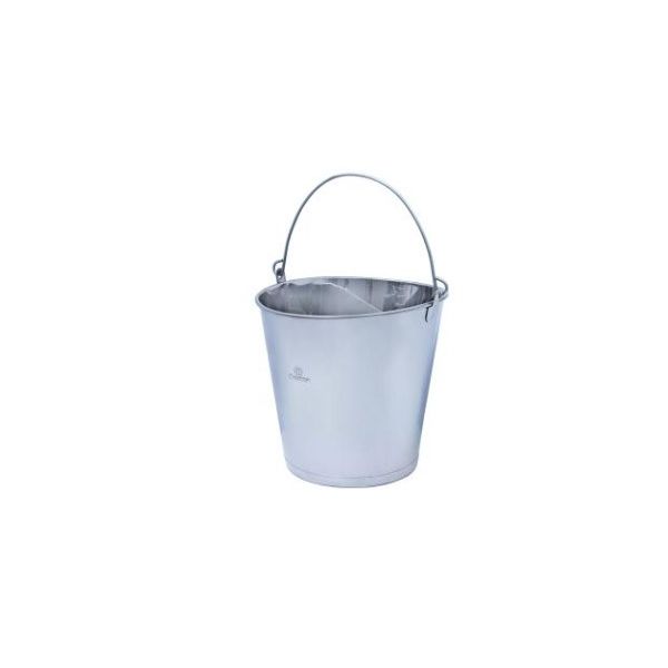 BALDE ORDENHA INOX 15 LT OVAL GRADUADO