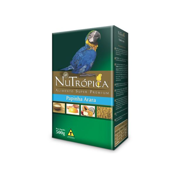 ALIM.PASSARO NUTROPICA PAPINHA 500G ARARA