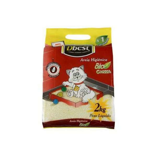 GRANULADO GATO DBEST BIO GROSSA 2 KG