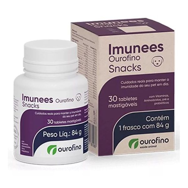 IMUNEES SNACKS 30 TABLETES