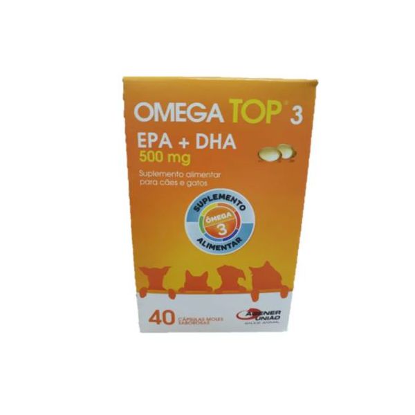 OMEGA TOP 3 500MG 40 CAPS 