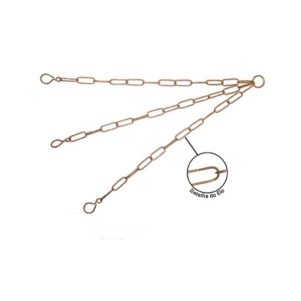 CORRENTE XAXIM DOURADO 45CM X 1,6MM