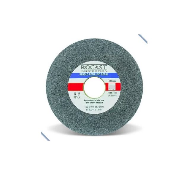 REBOLO ESMERIL 6 GRANA A60 3/4 FINA USO GERAL