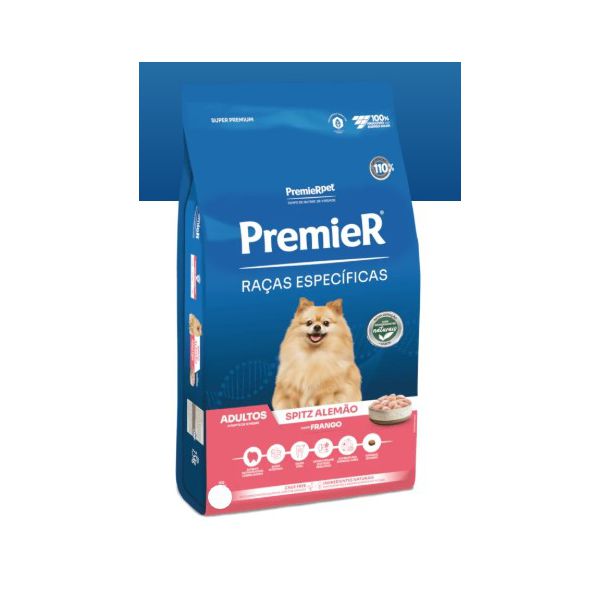 RACAO CAO PREMIER 2.5KG SPITZ ALEMÃO ADULTO 