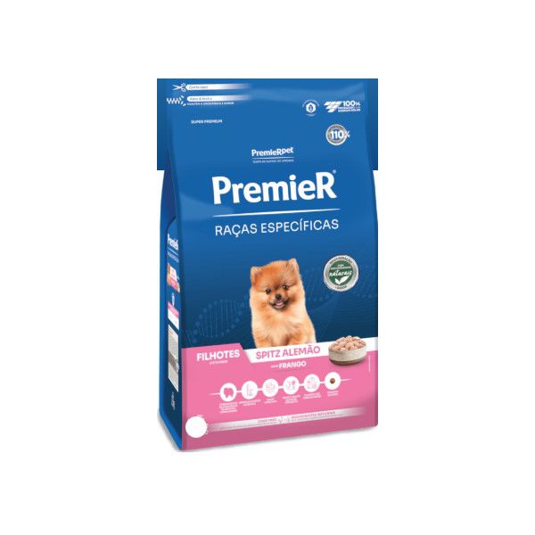 RACAO CAO PREMIER 2,5KG SPITZ ALEMÃO FILHOTE