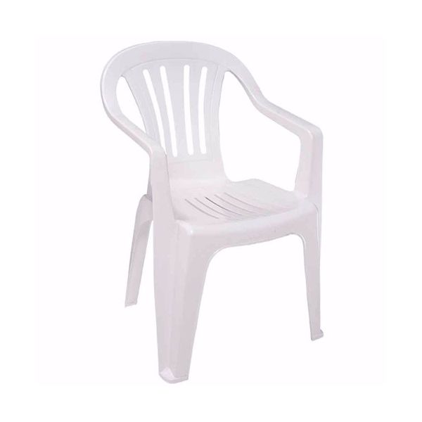 POLTRONA PLAST BELA VISTA MOR BRANCA