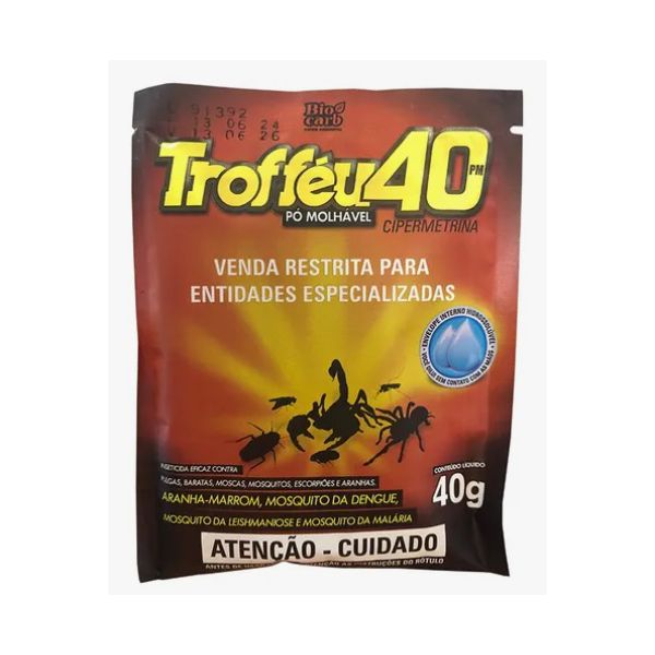 TROFEU 40 CIPERMETRINA 40G