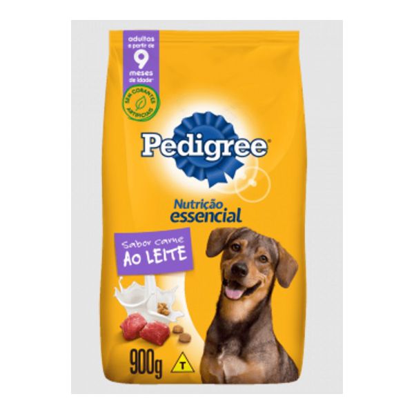 RACAO CAO PEDIG 900G AD DRY CARNE AO LEITE