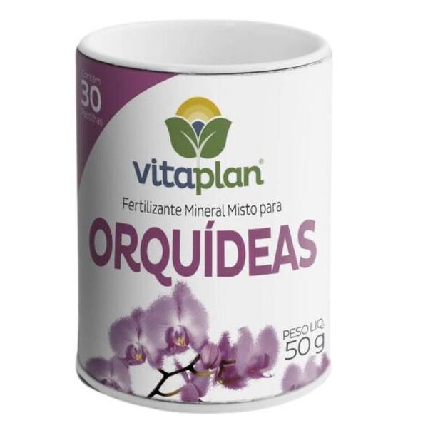 FERTILIZANTE PASTILHA ORQUIDEA 50G VITAPLAN