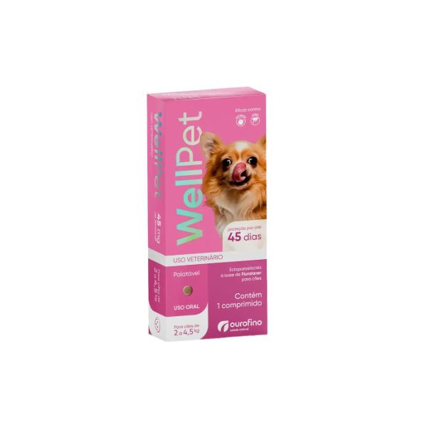 WELLPET CAO 45MG ( 2-4,5KG)