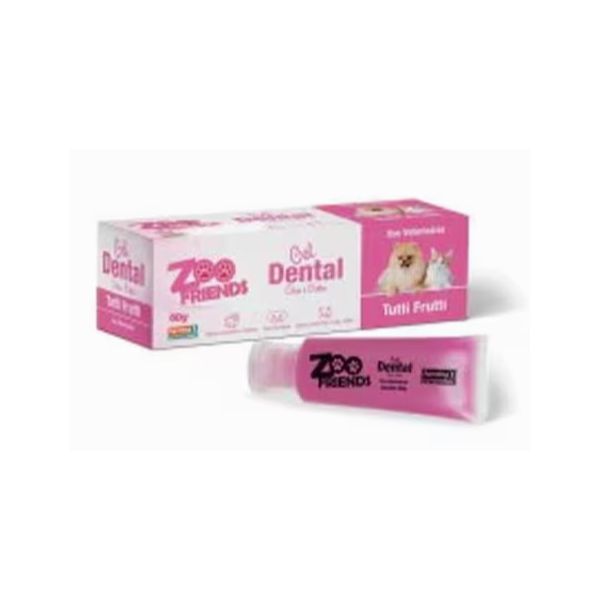 CREME DENTAL CAO TUTTI FRUTTI 60G ZOOFRIENDS
