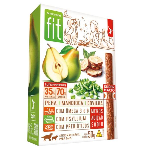 BIFINHO CAO FIT PERA MANDIOCA E ERVILHA 50G SPIN