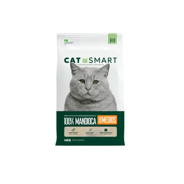 GRANULADO GATO SMART BIO MEDIA 4 KG