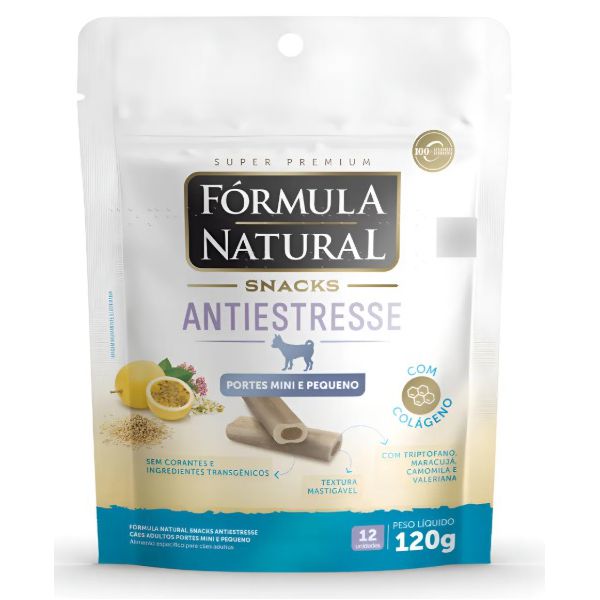 BIFINHO CAO FORMULA NATURAL SNACKS 120G ANTIESTRESSE