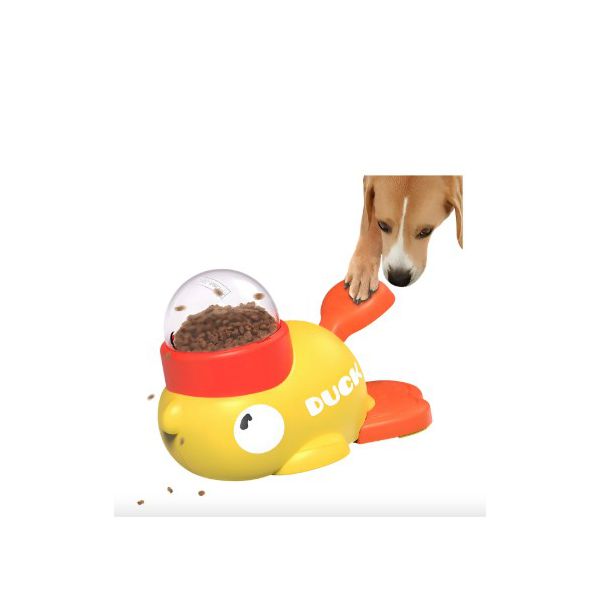 BRINQ CAO INTERATIVO DOG PUZZLE FEEDER TOY DUCK