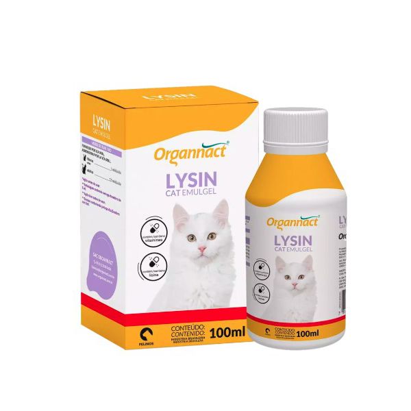 LYSIN CAT EMULGEL 100ML ORGANNACT