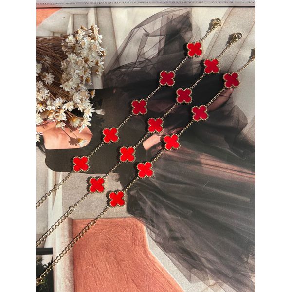 Pulseira Trevo Vermelho