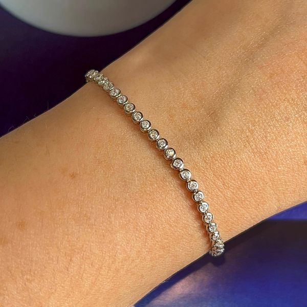Pulseira Riviera Cravação Inglesa Prata 925