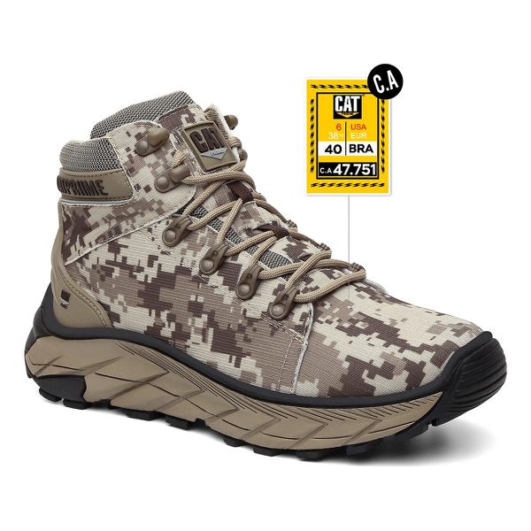 Coturno Catpriime Air Soft Camuflado Impermeável Resistente Biqueira Camuflada