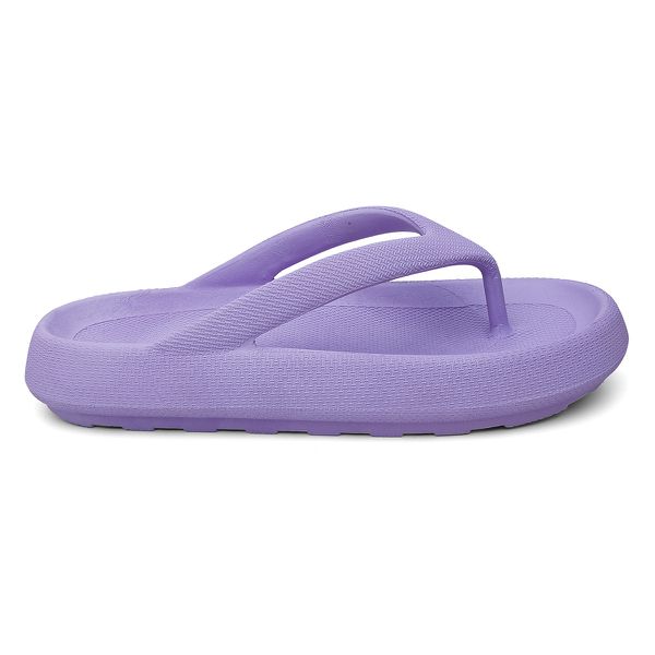 Chinelo De Dedo Nuvem Flatform Anatômico Plataforma Lilas