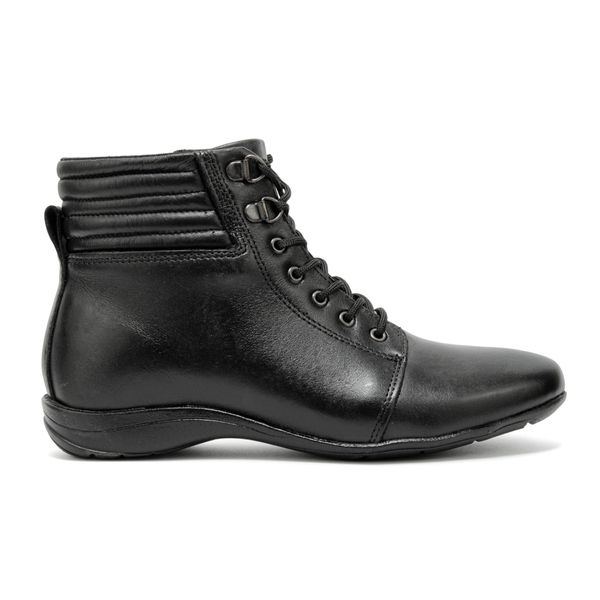 Bota Feminina em Couro Maria Preto - Design Moderno e Elegante
