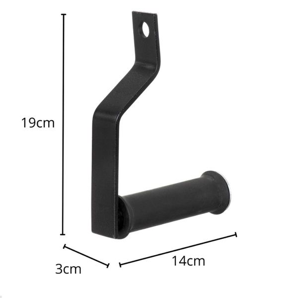 Estribo Aberto Crossover Par 20 x 16 Cm Aço Maciço Preto