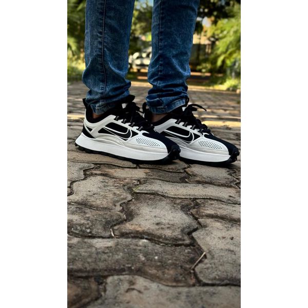 Tênis Unissex Nike Bailleli Conforto e Estilo - Branco com Preto