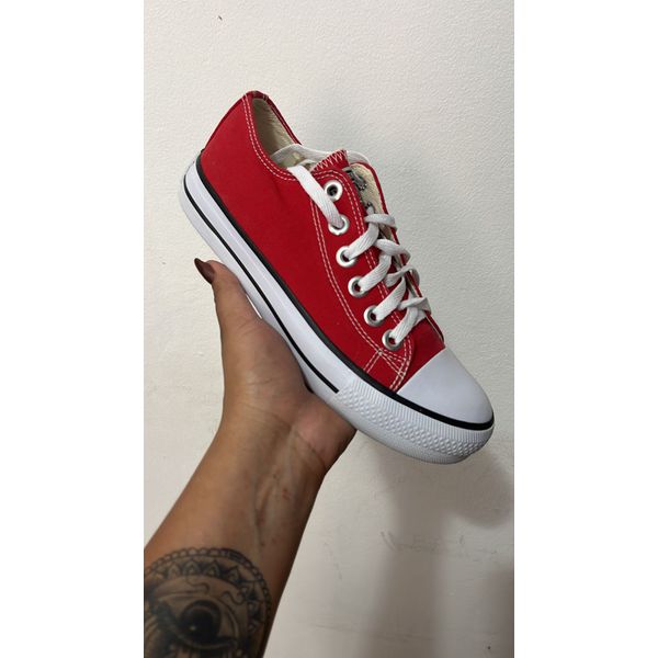 TÊnis Allstar Vermelho Lona