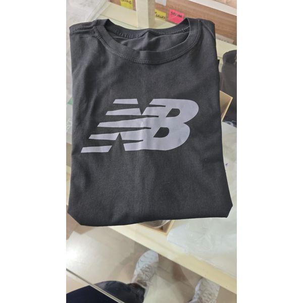 Camiseta Algodão Estampada NB - Preta