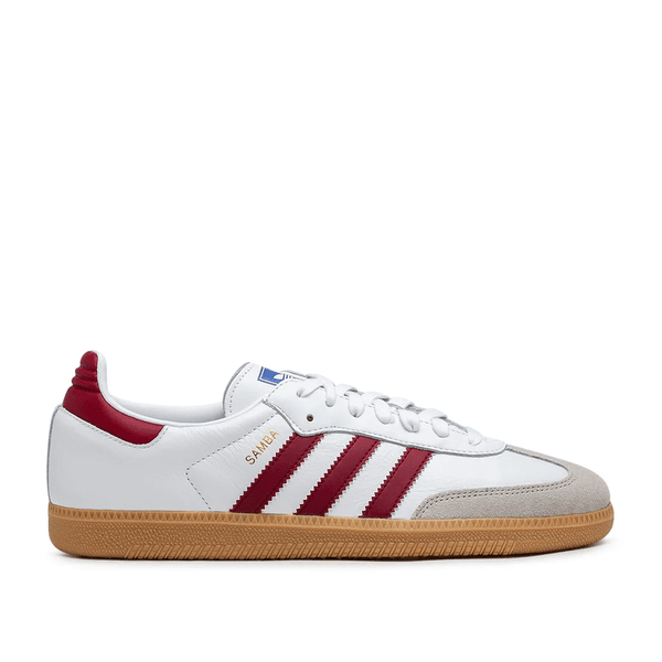 Tênis Adidas Unissex Samba OG White Dark Red 