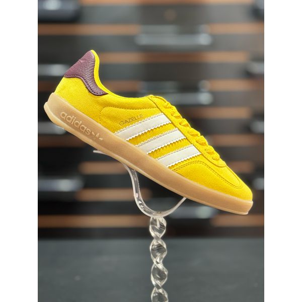 Tênis Adidas Gazelle Indoor Amarelo/Marrom