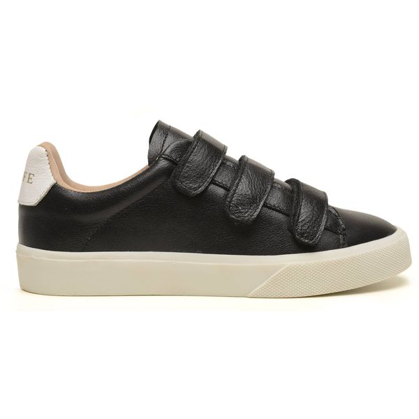 Tênis Feminino em Couro Louise Preto - Sofisticação e Conforto