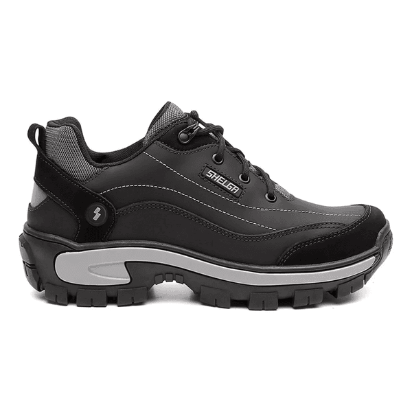 Tênis Desert Shelga Cano Baixo Biqueira PVC Preto 