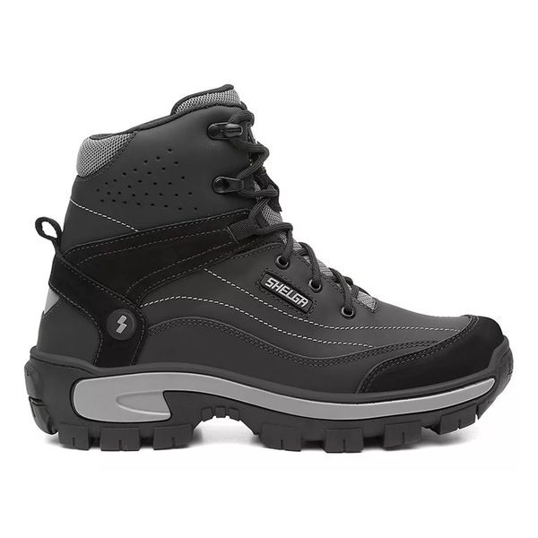 Bota Shelga Patagônia Cano Médio Biqueira PVC Preto