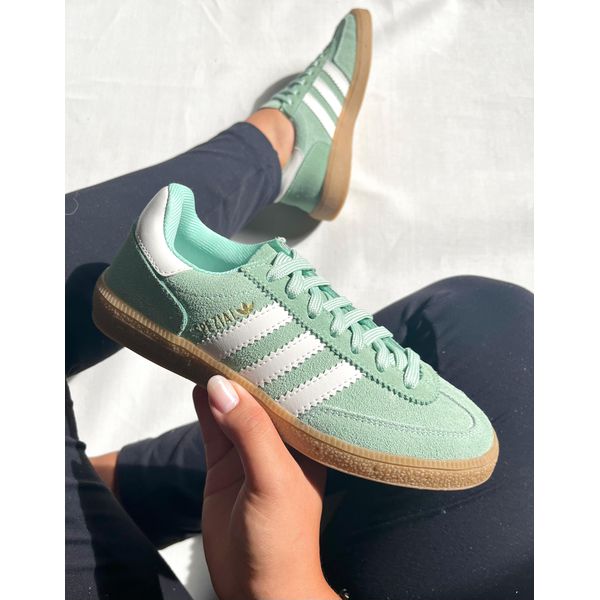 Tênis Casual Adidas Spezial Handball em Couro - Verde Menta